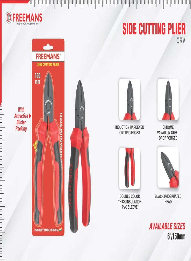 FREEMANS Professional Side Cutting Plier FSP+06 150mm - Image 3